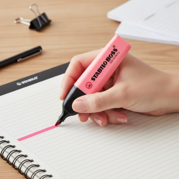 ▷ ROTULADOR STABILO BOSS 70/150 ROSA CEREZA FLUORESCENTE | Taine - Imagen 2