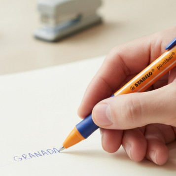 ▷ BOLIGRAFO STABILO RETRACTIL AZUL POINTBALL | Taine - Imagen 2