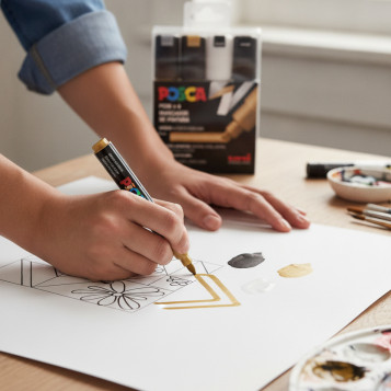 ▷ SET ROTULADORES POSCA 4 UDS PC8K/4C GSWB | Taine - Imagen 2