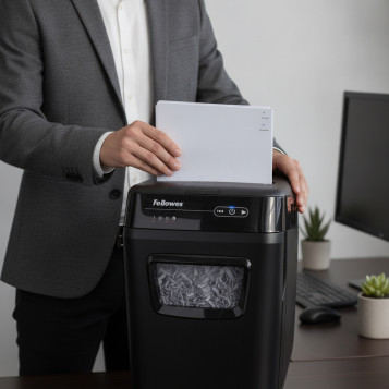▷ DESTRUCTORA FELLOWES AUTOMATICA AUTOMAX 200C PARTICULAS | Taine - Imagen 2