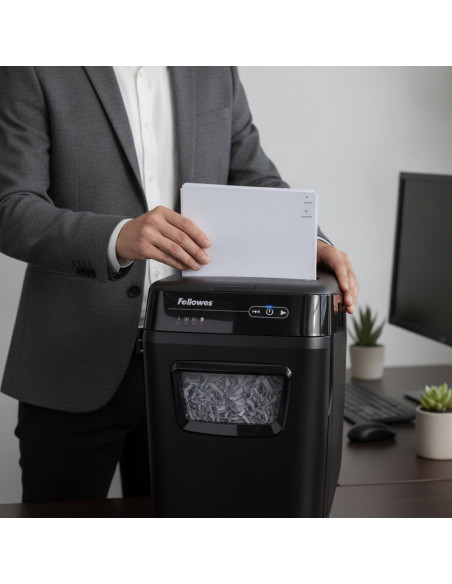 ▷ DESTRUCTORA FELLOWES AUTOMATICA AUTOMAX 200C PARTICULAS | Taine - Imagen 2