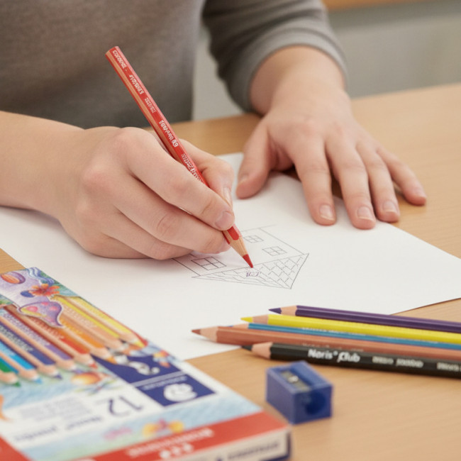 ▷ LAPICES STAEDTLER 10 UDS TRIANGULAR NORIS CLUB JUMBO 128 | Taine - Imagen 2