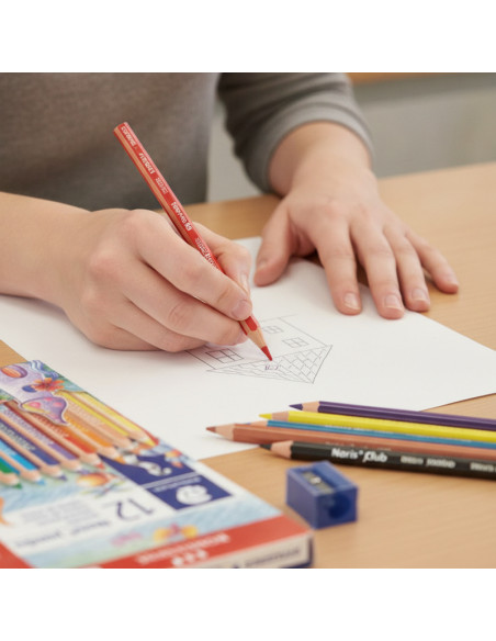 ▷ LAPICES STAEDTLER 10 UDS TRIANGULAR NORIS CLUB JUMBO 128 | Taine - Imagen 2