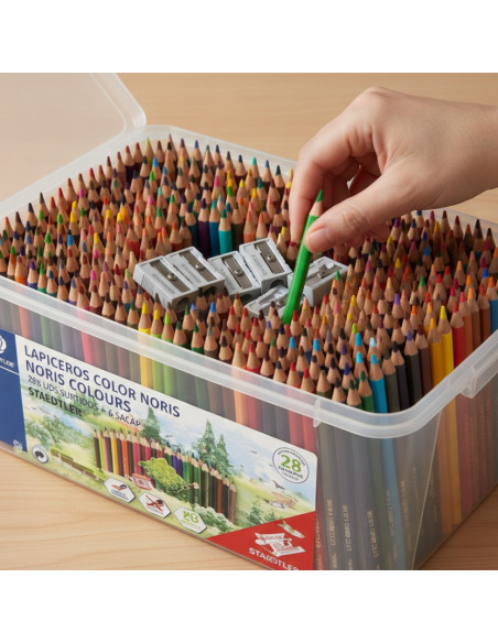 ▷ LAPICEROS COLOR NORIS COLOURS CONTENEDOR PP 288 UDS SURTIDOS + 6 SACAP STAEDTLER | Taine - Imagen 2