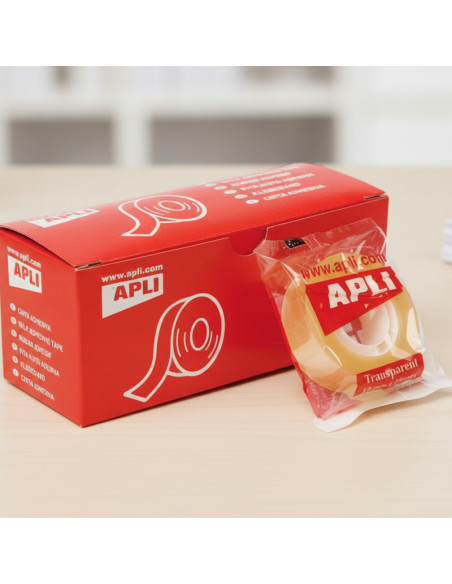 ▷ CINTA APLI ADHESIVA TRANSPARENTE 33MX19MM cj de 8U venta unidad | Taine - Imagen 2