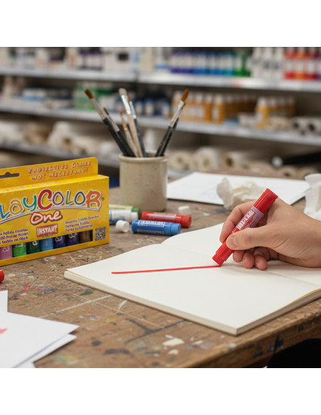 ▷ TEMPERA DUNSA PLAYCOLOR SOLIDA 12 UDS 10G COLORES ESTÁNDAR ON | Taine - Imagen 2