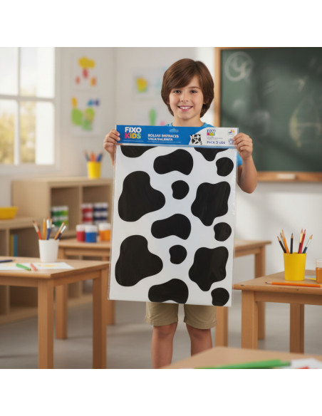 ▷ BOLSAS FIXO KIDS DISFRACES VACA/DALMATA 65X90CM PACK 5UDS | Taine - Imagen 2