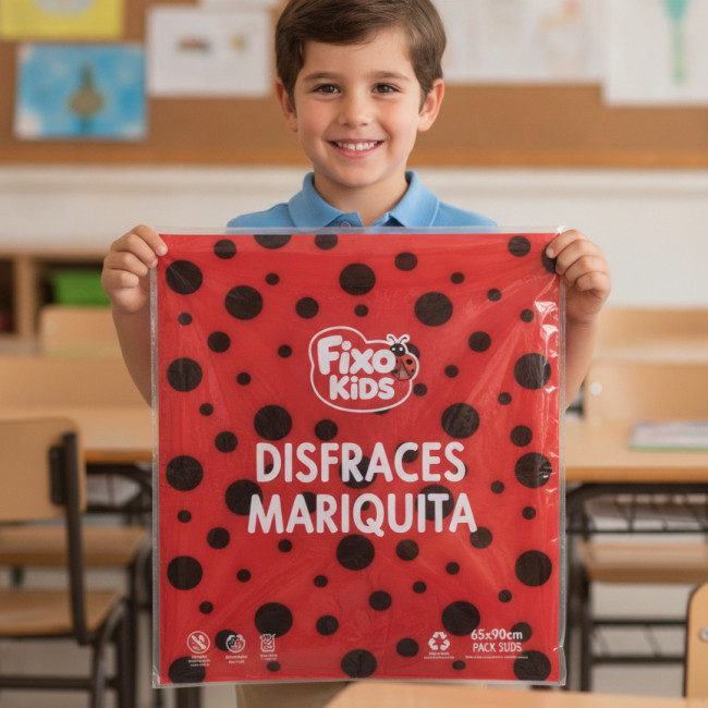 ▷ BOLSAS FIXO KIDS DISFRACES MARIQUITA 65X90CM PACK 5UDS | Taine - Imagen 2
