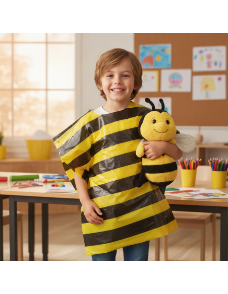 ▷ BOLSAS FIXO KIDS DISFRACES ABEJA/AVISPA 56X70CM PACK 25UDS | Taine - Imagen 2