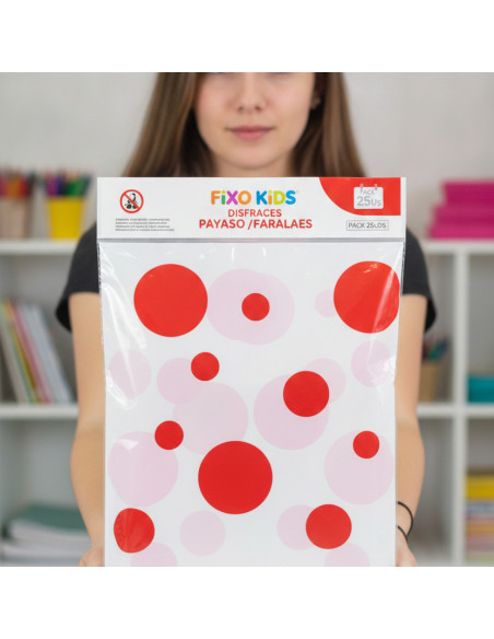 ▷ BOLSAS FIXO KIDS DISFRACES PAYASO /FARALAES 56X70CM PACK 25UDS | Taine - Imagen 2