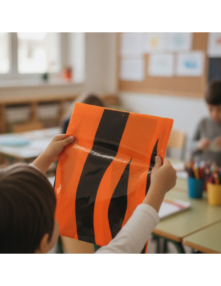 ▷ BOLSAS FIXO KIDS DISFRACES TIGRE 56X70CM PACK 25UDS | Taine - Imagen 2