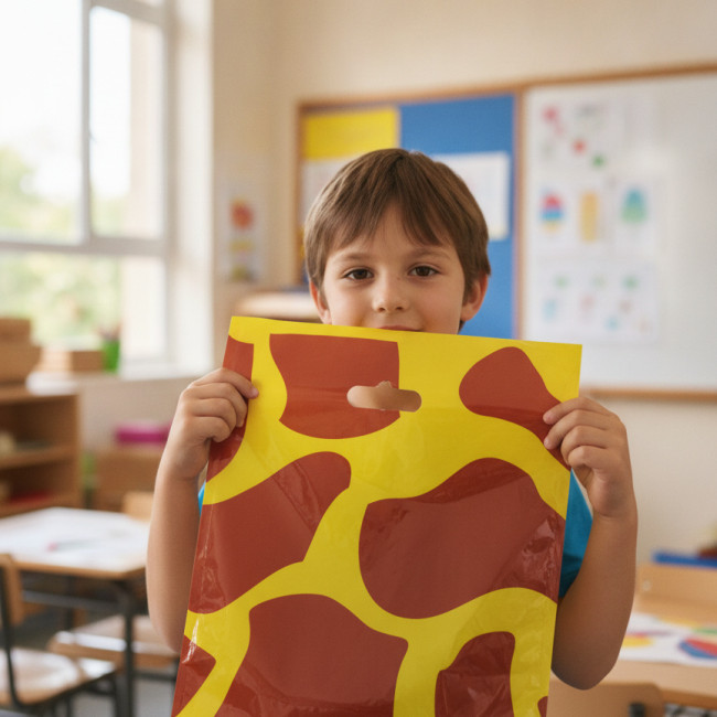 ▷ BOLSAS FIXO KIDS DISFRACES JIRAFA 56X70CM PACK 25UDS | Taine - Imagen 2