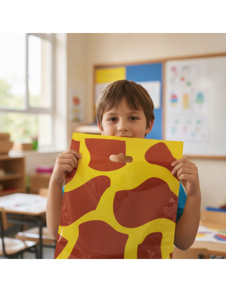 ▷ BOLSAS FIXO KIDS DISFRACES JIRAFA 56X70CM PACK 25UDS | Taine - Imagen 2