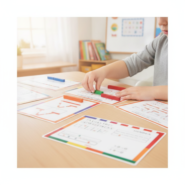 ▷ TARJETAS HENBEA ACTIVIDADES CON REGLETAS | Taine - Imagen 2