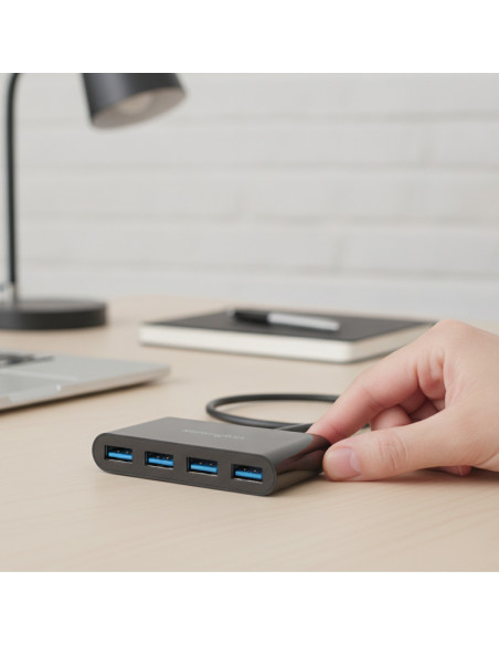 ▷ HUB KENSINGTON 4 PUERTOS USB 3.0 | Taine - Imagen 2