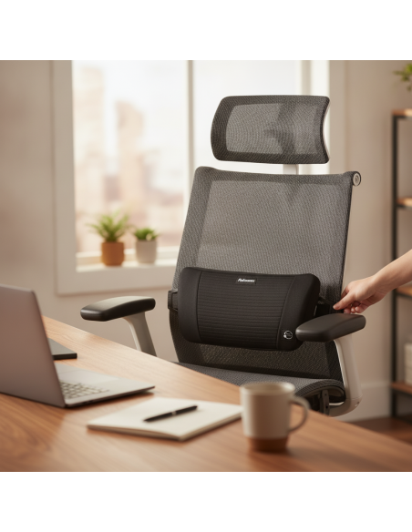 ▷ COJIN FELLOWES LUMBAR FUSION PLUSHTOUCH | Taine - Imagen 2