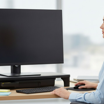 ▷ SOPORTE KENSINGTON PARA MONITOR SMARTFIT® CON CAJÓN, NEGRO | Taine - Imagen 2