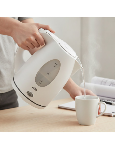 ▷ HERVIDOR PARDO DE AGUA 200W 1,5 LITROS WHITE LACOR | Taine - Imagen 2