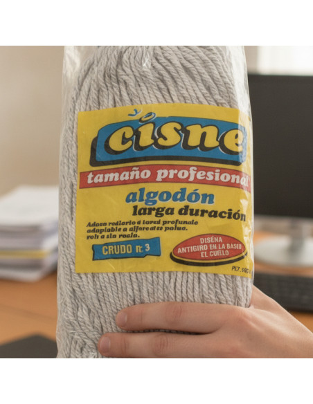 ▷ FREGONA ALGODON 250GR SIN PALO | Taine - Imagen 2