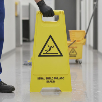 ▷ SEÑAL SUELO MOJADO DARLIM | Taine - Imagen 2