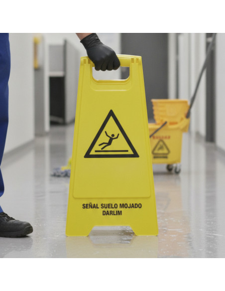 ▷ SEÑAL SUELO MOJADO DARLIM | Taine - Imagen 2