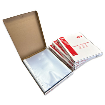 ▷ CAJA 100 FUNDAS FOLIO RUGOSA DHP | Taine - Imagen 1