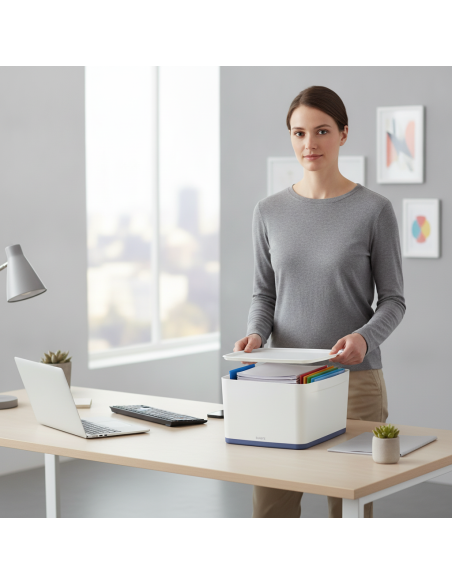 ▷ CAJA LEITZ MYBOX® WOW GRANDE CON TAPA | Taine - Imagen 2