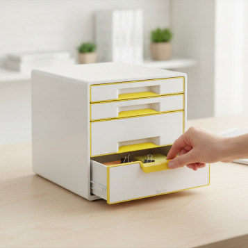 ▷ MÓDULO DE 4 CAJONES WOW DESK CUBE | Taine - Imagen 2