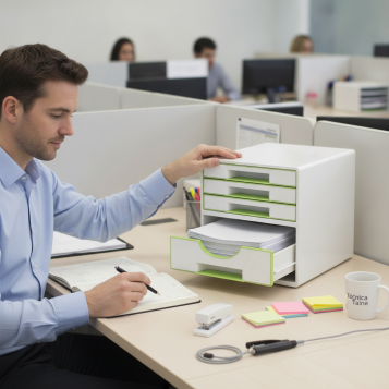▷ MÓDULO DE 5 CAJONES WOW DESK CUBE | Taine - Imagen 2