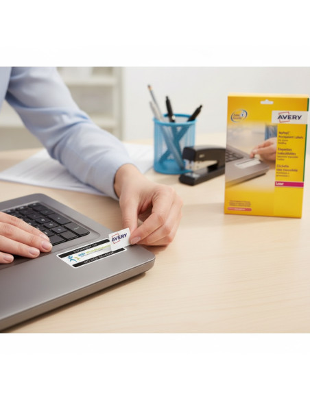 ▷ ETIQUETAS AVERY LASER DE SEGURIDAD | Taine - Imagen 2