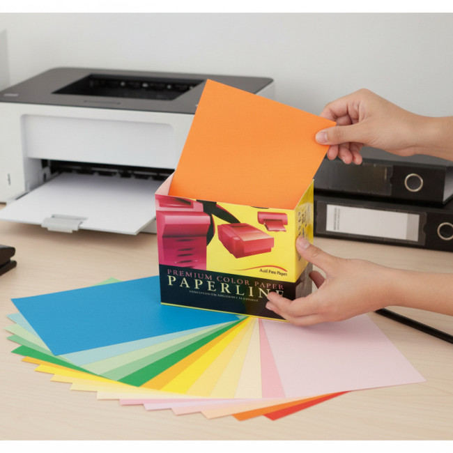 ▷ PAPEL PAPERLINE COLORES A4 80GR | Taine - Imagen 2