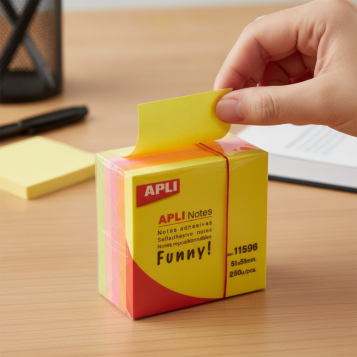 ▷ NOTAS ADHESIVAS APLI EN CUBO | Taine - Imagen 2