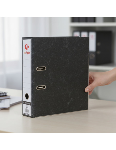 ▷ ARCHIVADOR O CAJETIN GRAFOPLAS JASPEADO ECOCLASSIC | Taine - Imagen 1