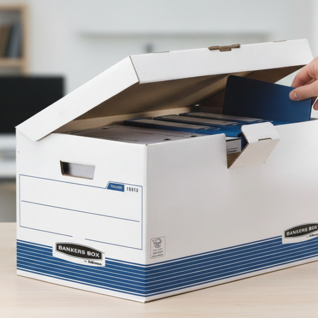 ▷ CONTENEDOR ARCHIVO FELLOWES eco TAPA FIJA AUTOMÁTICO | Taine - Imagen 2