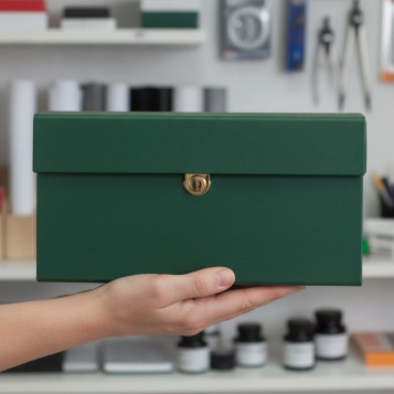 ▷ CAJA PARDO PROYECTOS CON BROCHE | Taine - Imagen 2