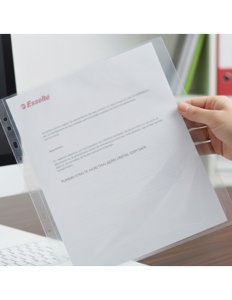 ▷ FUNDAS ESSELTE MULTITALADRO CRISTAL COPY SAFE | Taine - Imagen 2