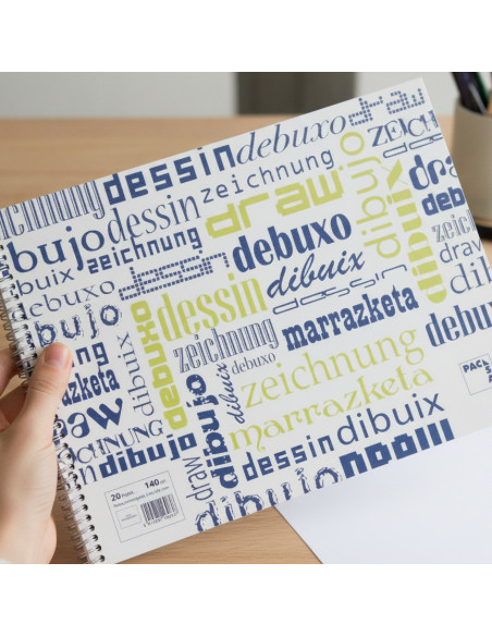 ▷ BLOC DIBUJO SERIE ASIGNATURAS | Taine - Imagen 2
