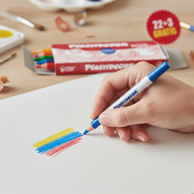 ▷ CERAS BIC PLASTIDECOR UNICOLOR | Taine - Imagen 1
