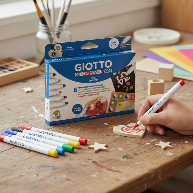 ▷ ROTULADORES GIOTTO DECOR MATERIALS | Taine - Imagen 1
