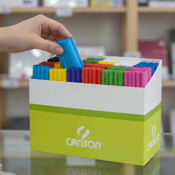 ▷ PAPEL CANSON CREPE COLORES | Taine - Imagen 2