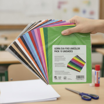 ▷ GOMA EVA FIXO UNICOLOR PACK 10 UNIDADES | Taine - Imagen 2