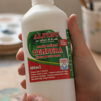 ▷ TÉMPERA LIQUIDA ALPINO 500 ML | Taine - Imagen 2