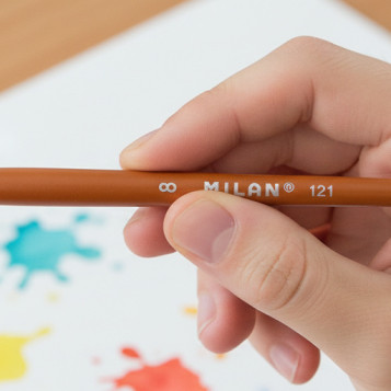 ▷ PINCELES ESCOLARES MILAN SERIE 121 | Taine - Imagen 2