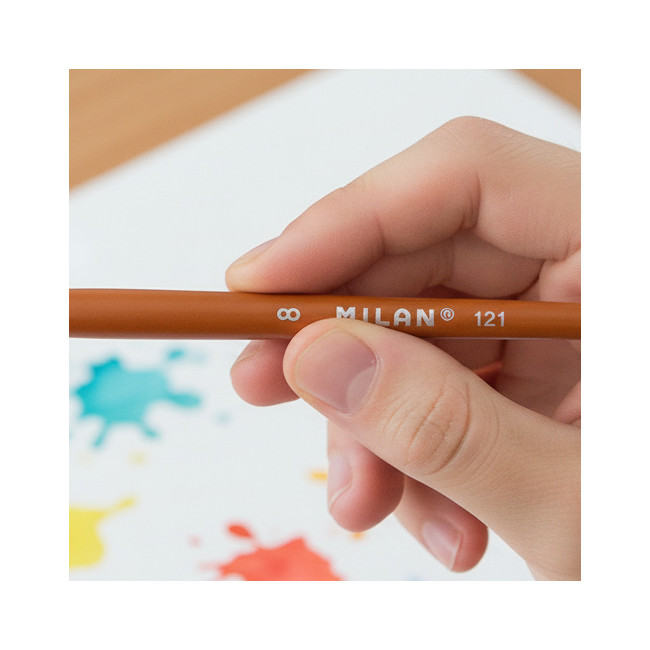 ▷ PINCELES ESCOLARES MILAN SERIE 121 | Taine - Imagen 1