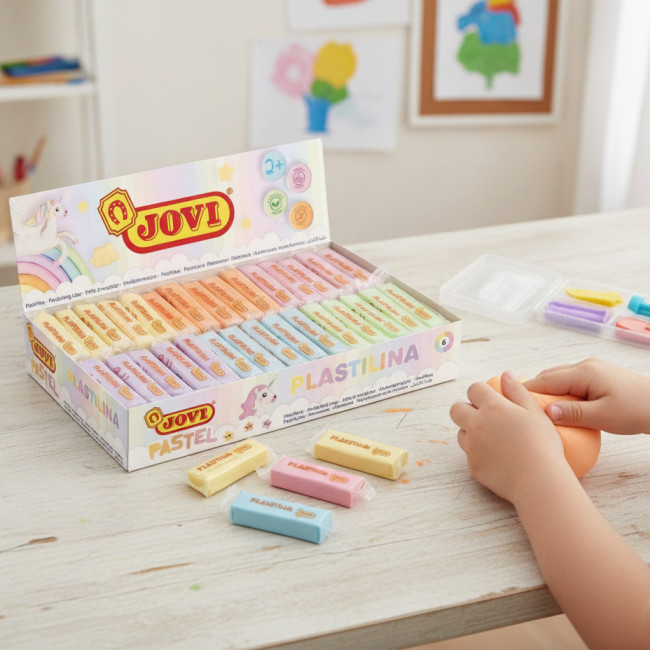 ▷ PLASTILINA JOVI CAJA 30 UDS. 50G 5X6 COLORES | Taine - Imagen 4