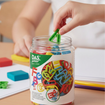 ▷ ACCESORIOS MODELAJE LETRAS. BOTE 26 + 1 UDS. DAS JUNIOR | Taine - Imagen 2