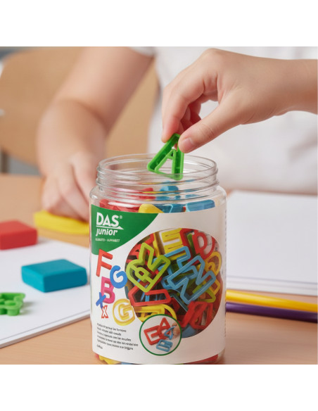 ▷ ACCESORIOS MODELAJE LETRAS. BOTE 26 + 1 UDS. DAS JUNIOR | Taine - Imagen 2