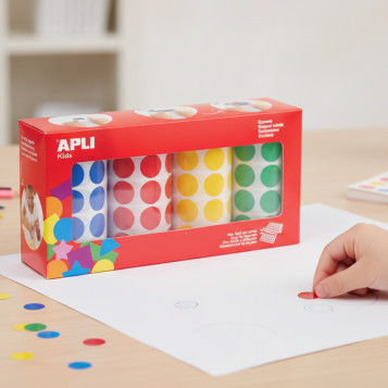 ▷ GOMETS APLI REDONDOS PACK 4 ROLLOS | Taine - Imagen 2