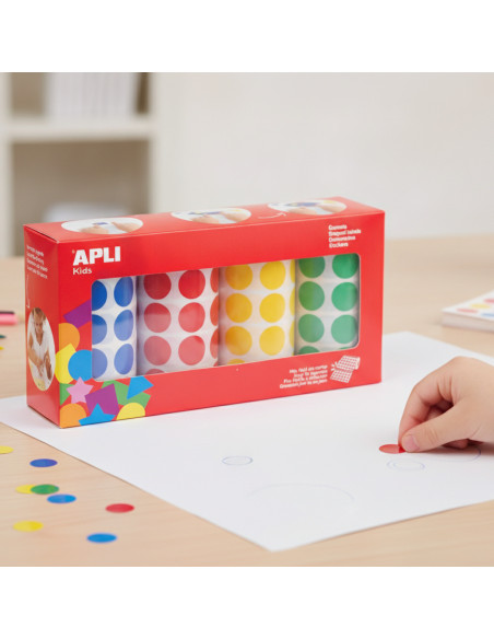 ▷ GOMETS APLI REDONDOS PACK 4 ROLLOS | Taine - Imagen 1