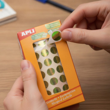 ▷ GOMETS APLI GEOMÉTRICOS EN ROLLO METALIZADOS | Taine - Imagen 2